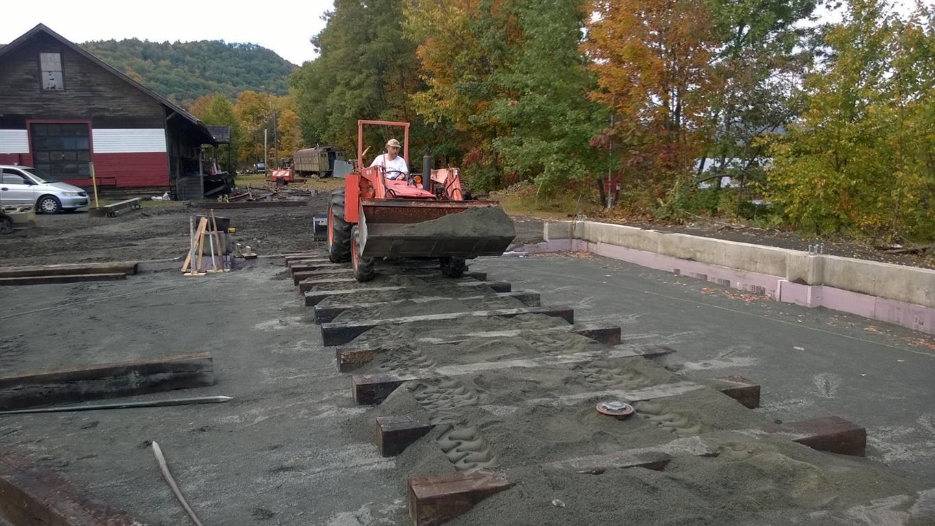 car barn progress