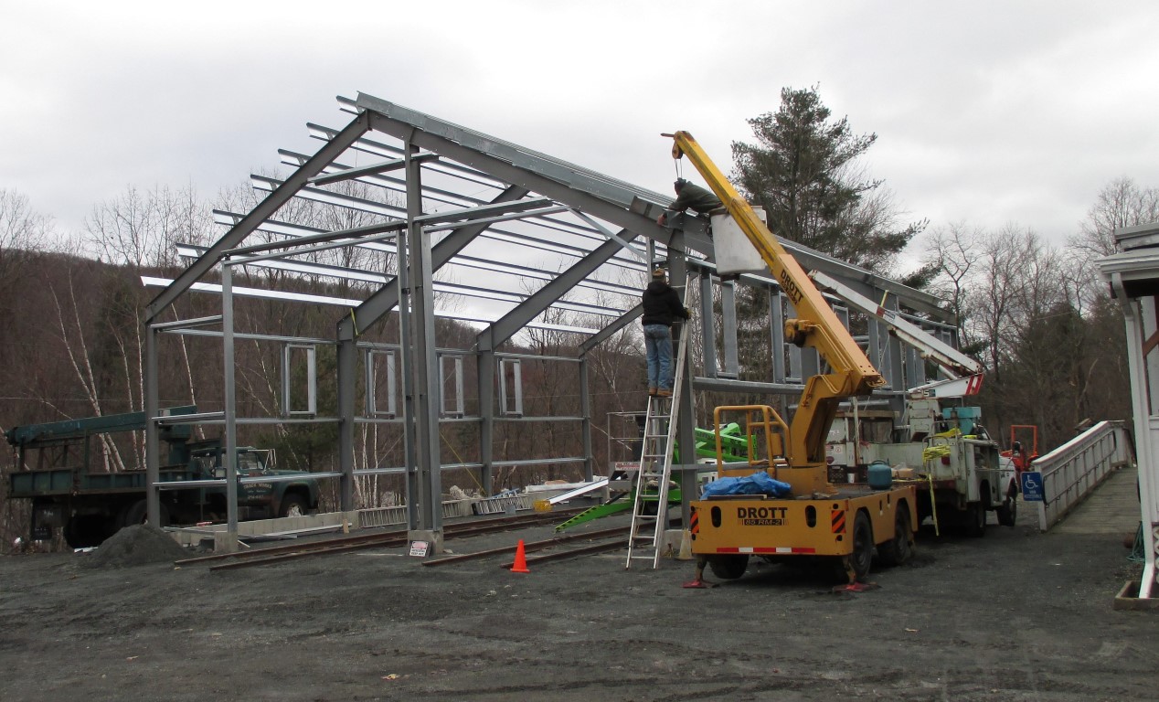 car barn progress