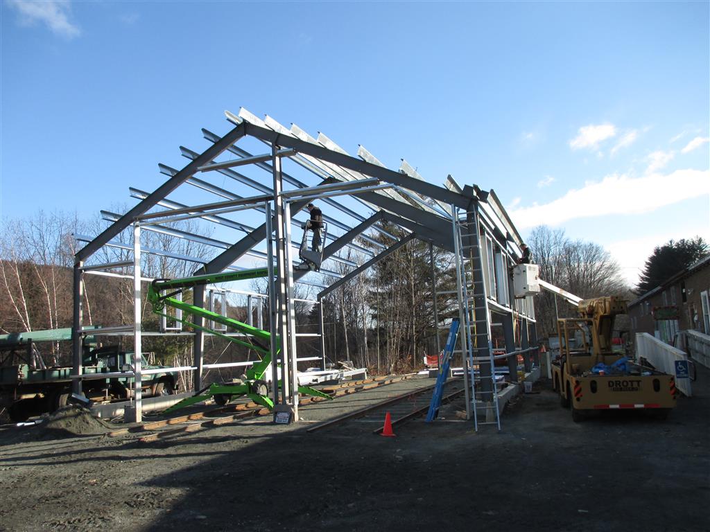 car barn progress