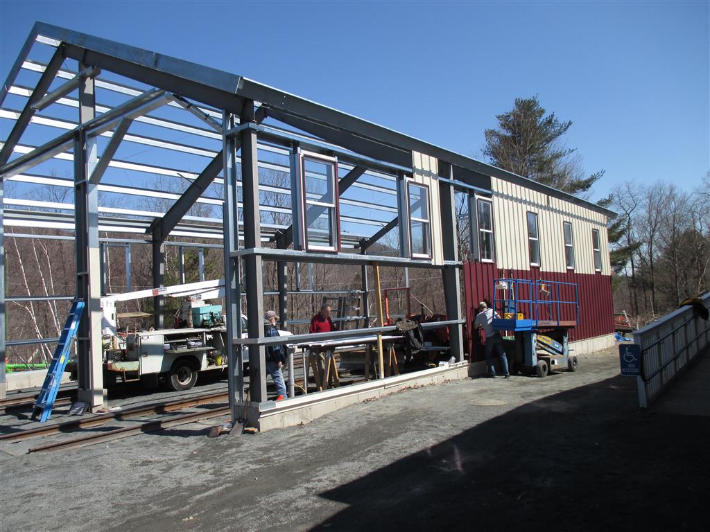 car barn progress