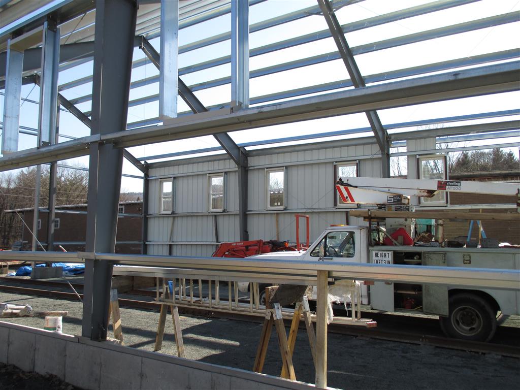 car barn progress