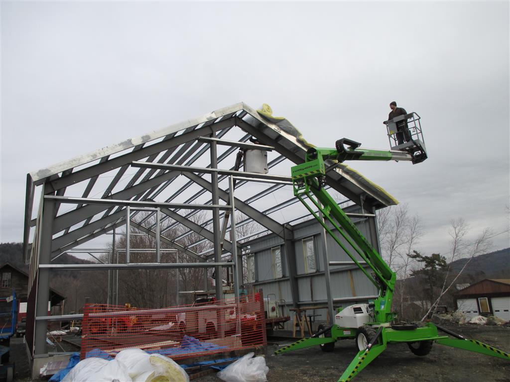 car barn progress