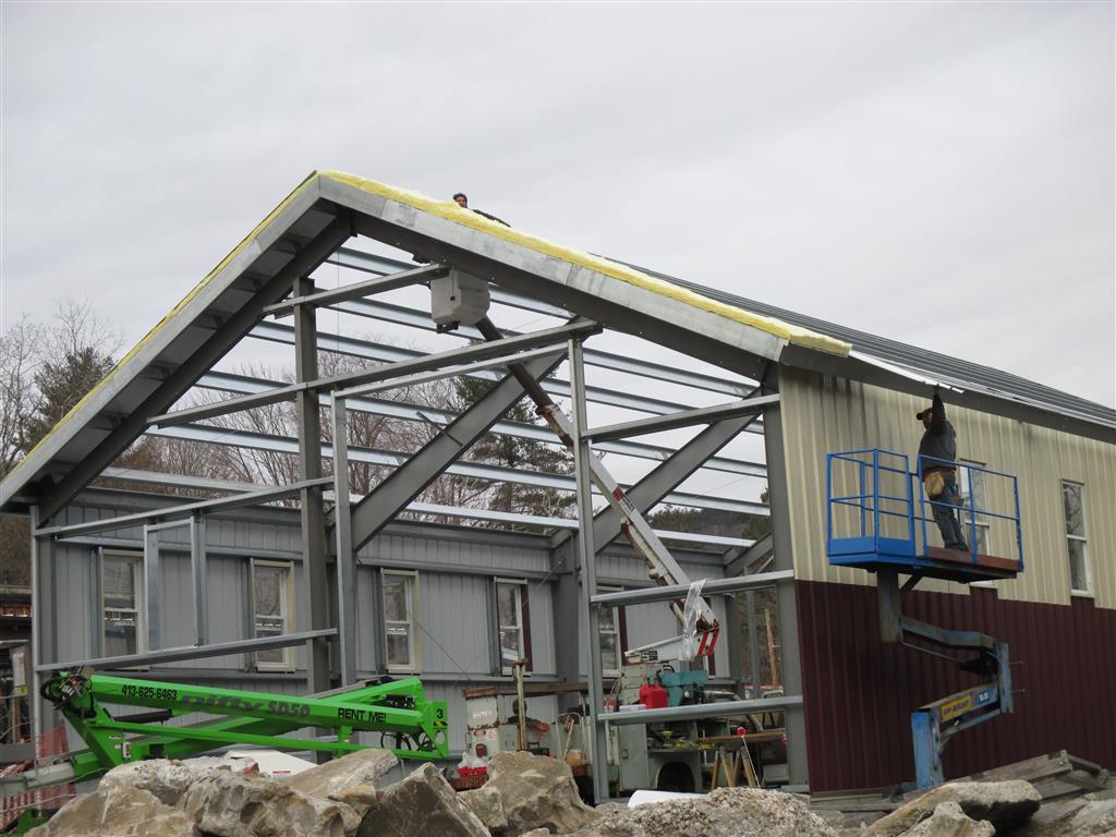car barn progress