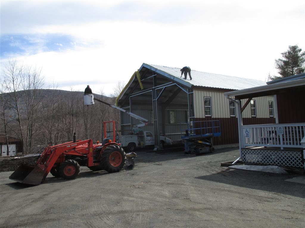 car barn progress