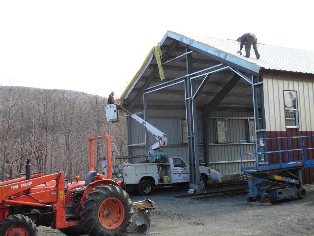 car barn progress