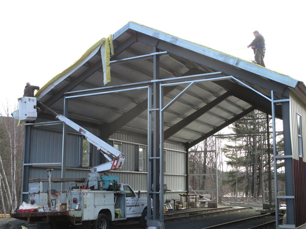 car barn progress
