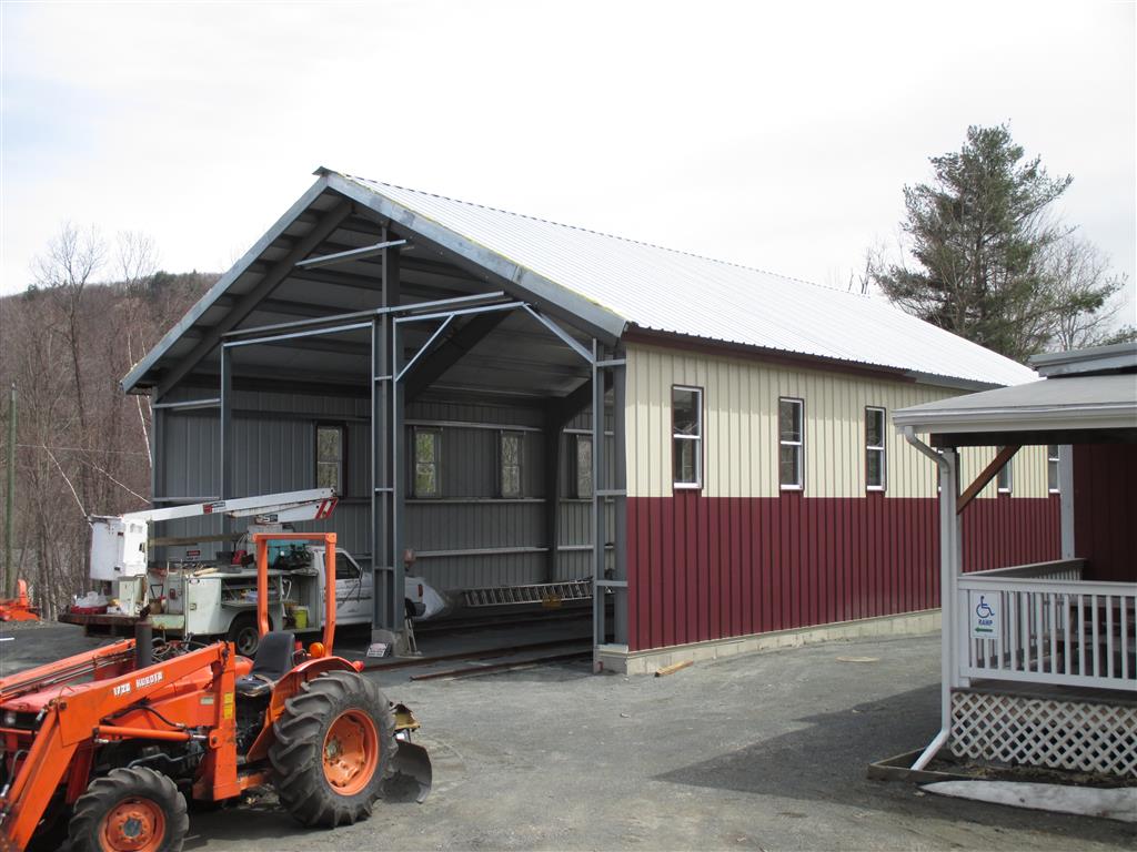 car barn progress