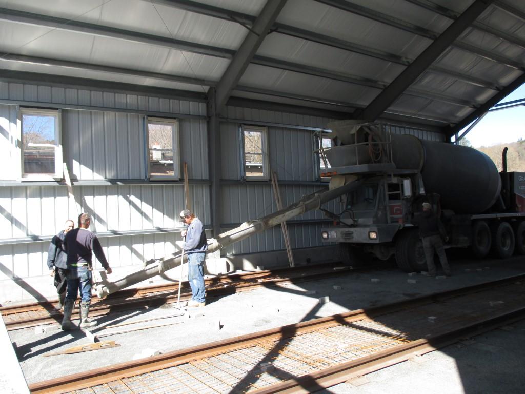 car barn progress