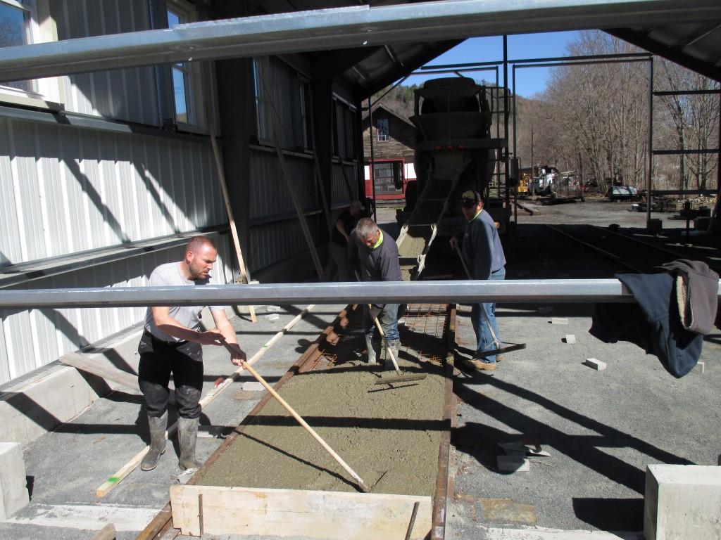 car barn progress