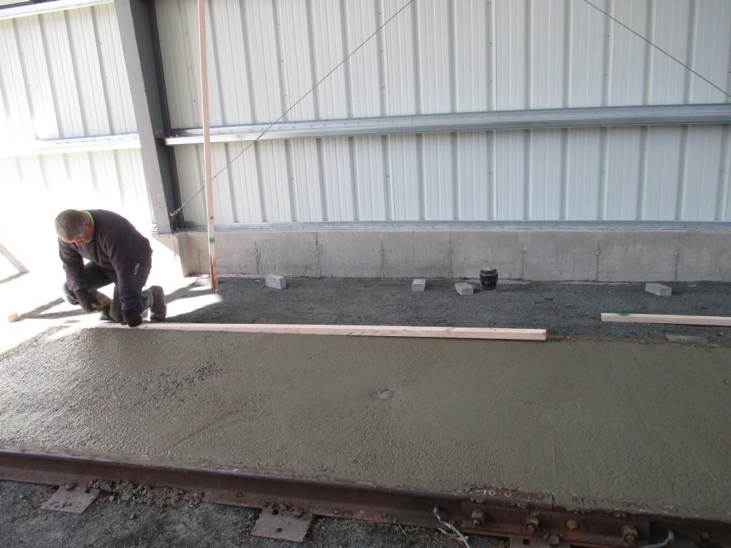 car barn progress
