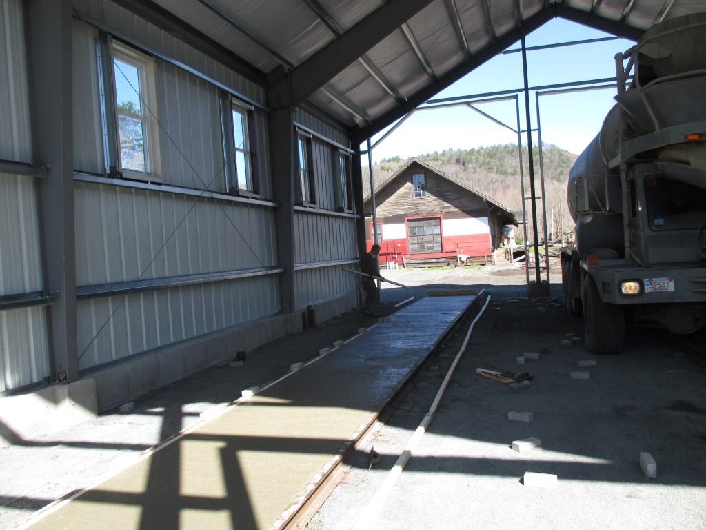 car barn progress