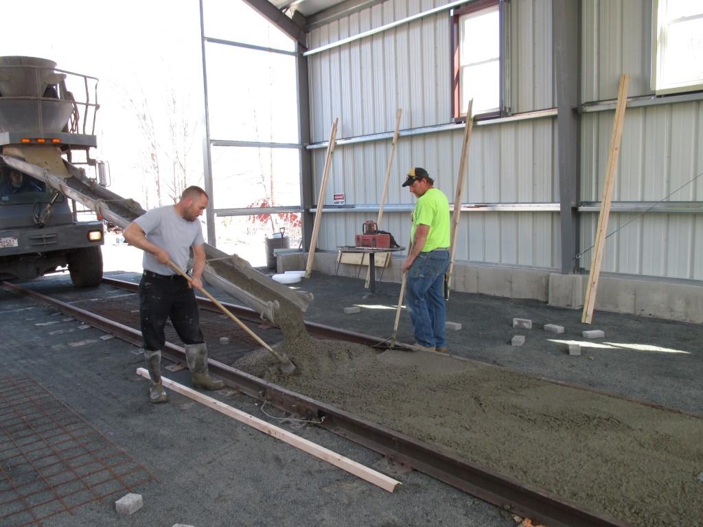 car barn progress