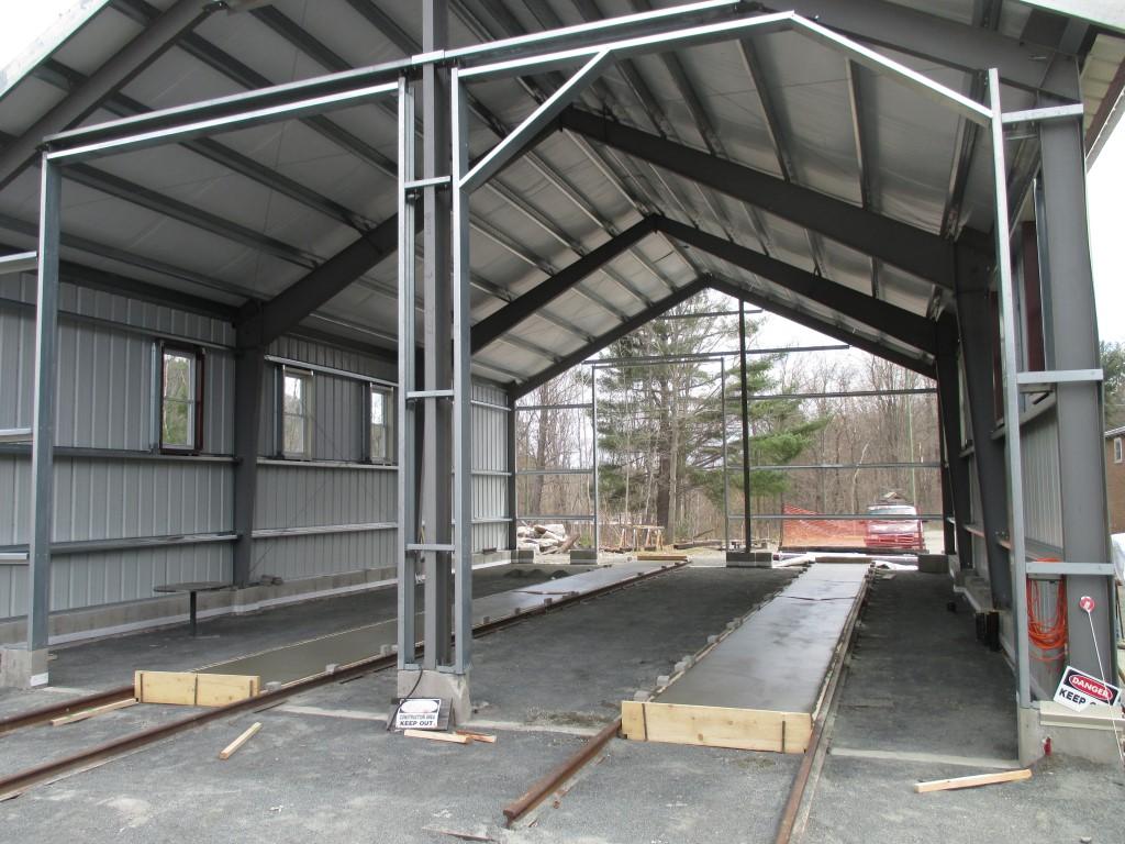 car barn progress