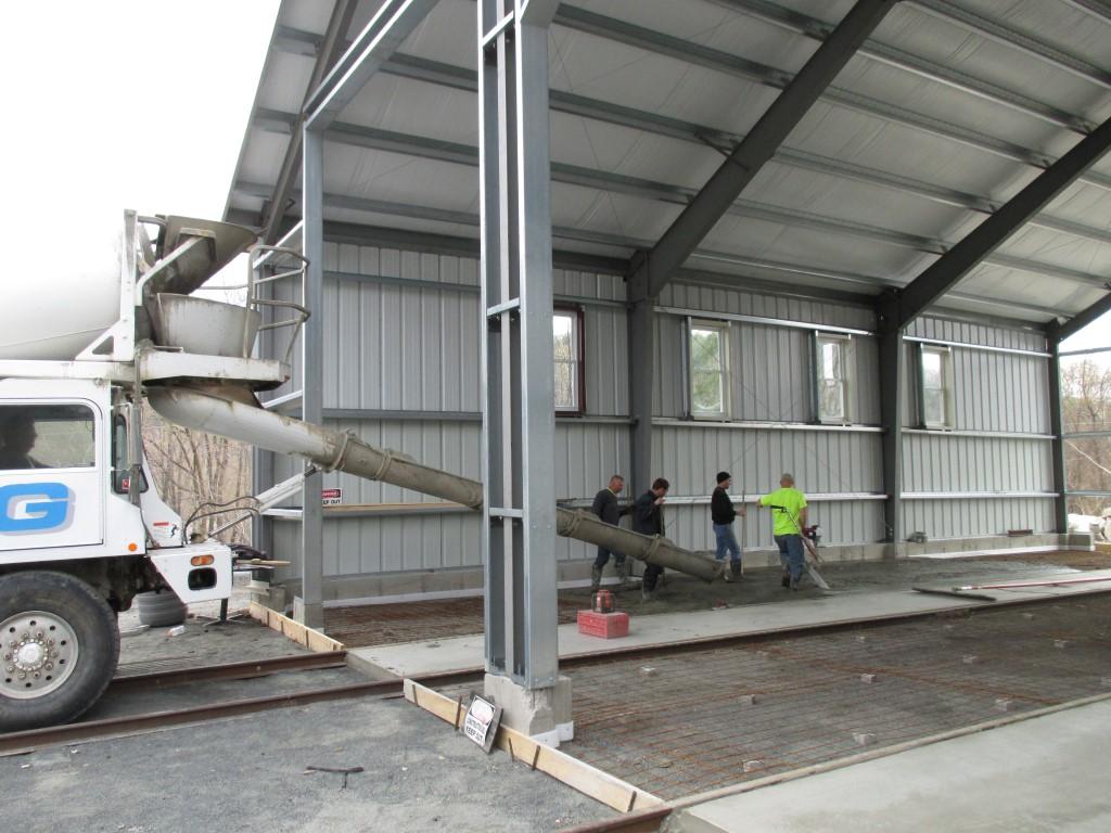 car barn progress