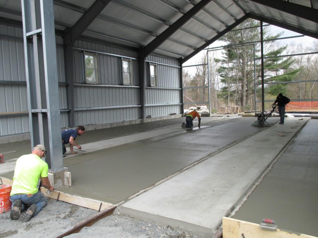 car barn progress