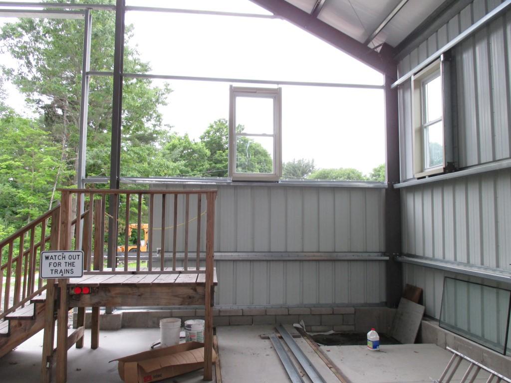 car barn progress