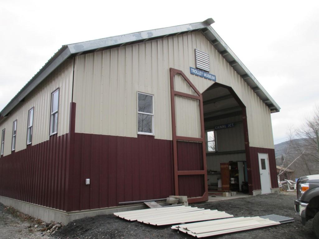 car barn progress