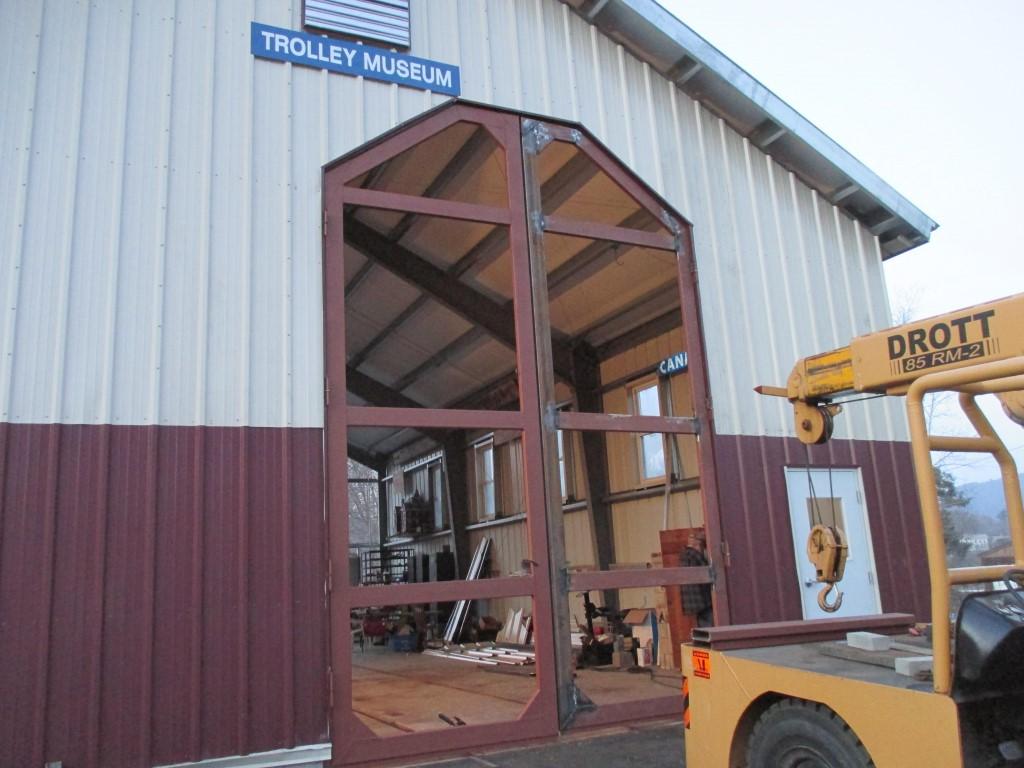 car barn progress