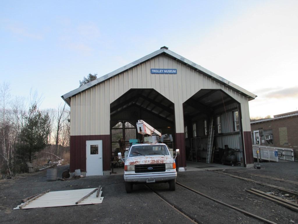 car barn progress