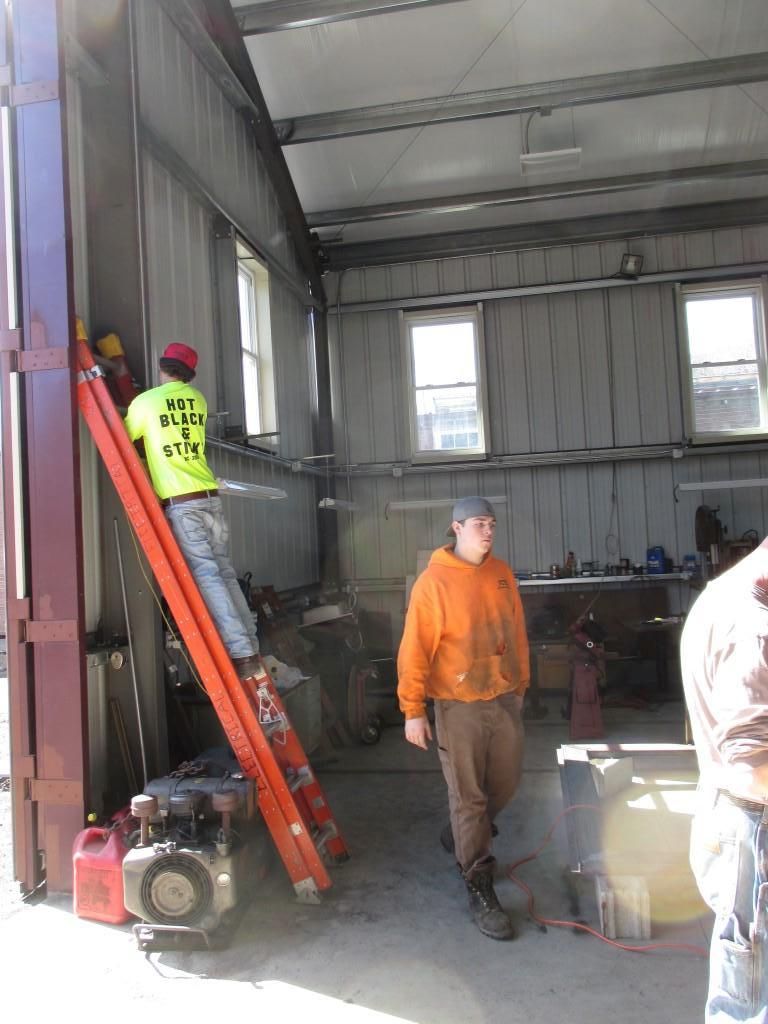 car barn progress