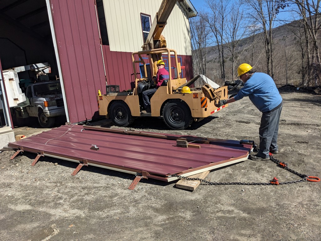 car barn progress