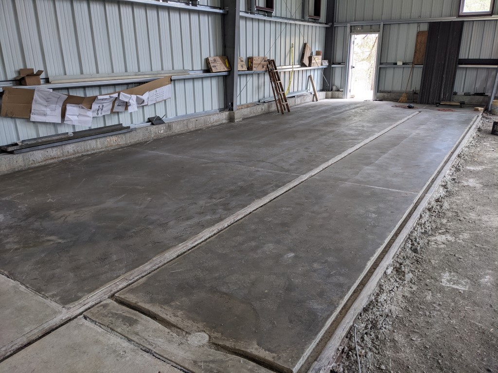 car barn progress