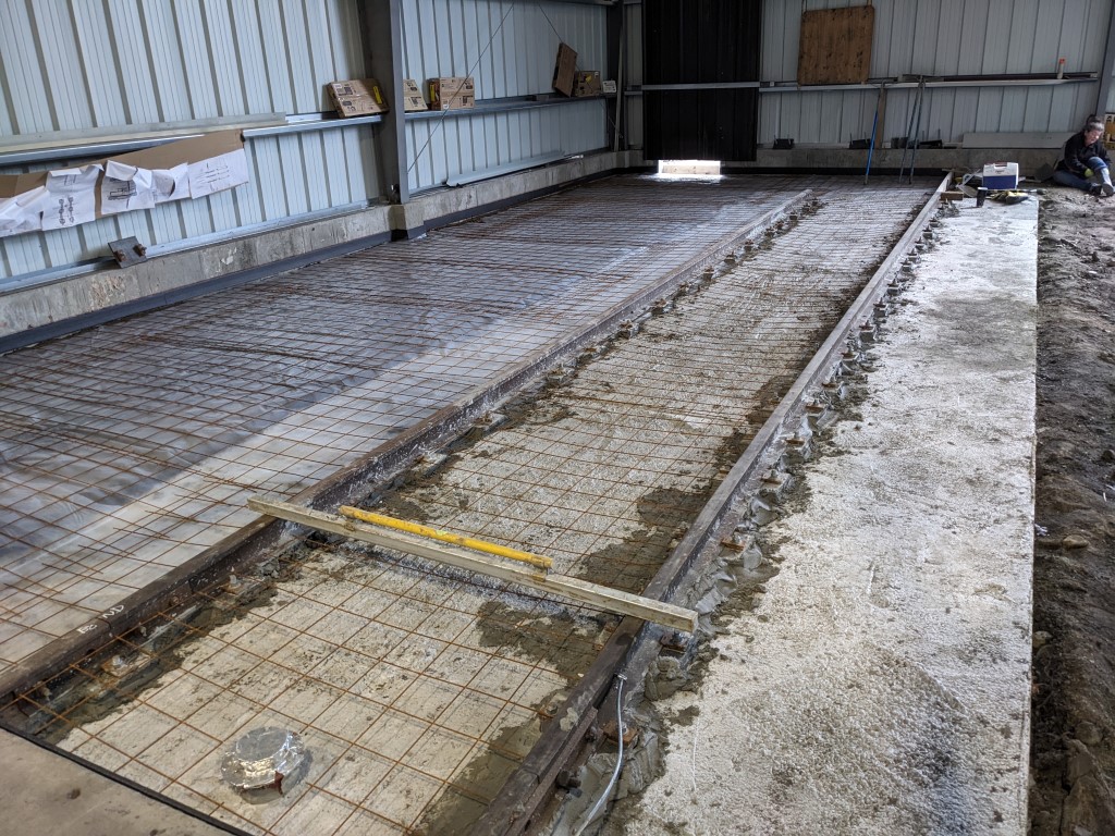 car barn progress