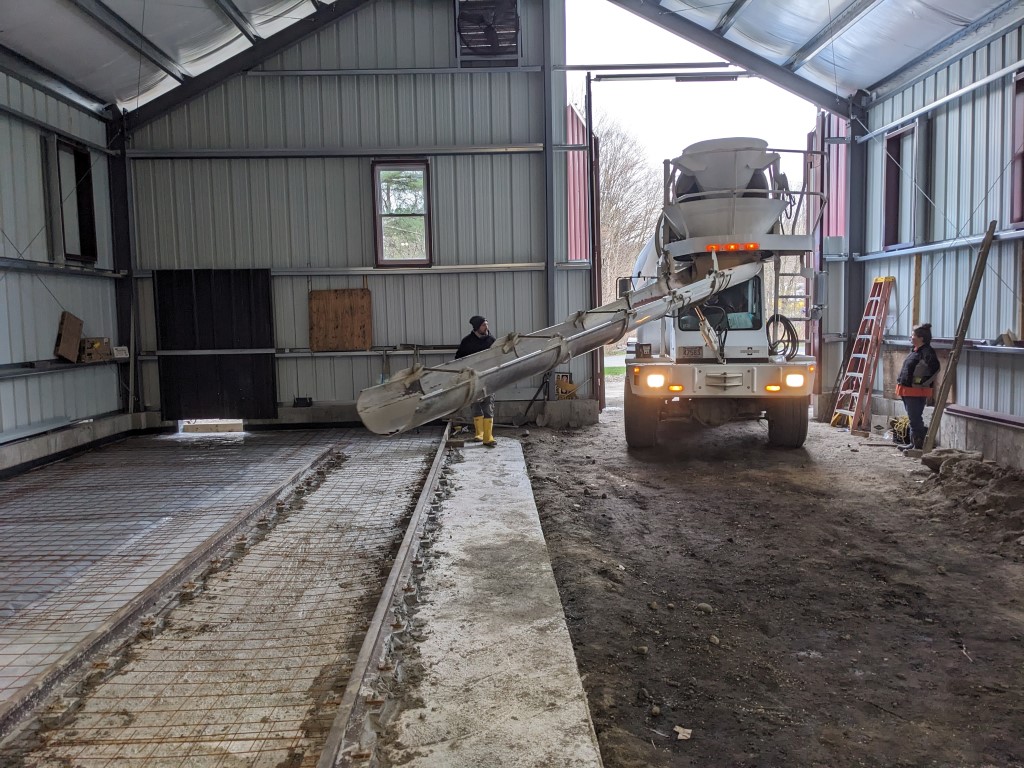 car barn progress