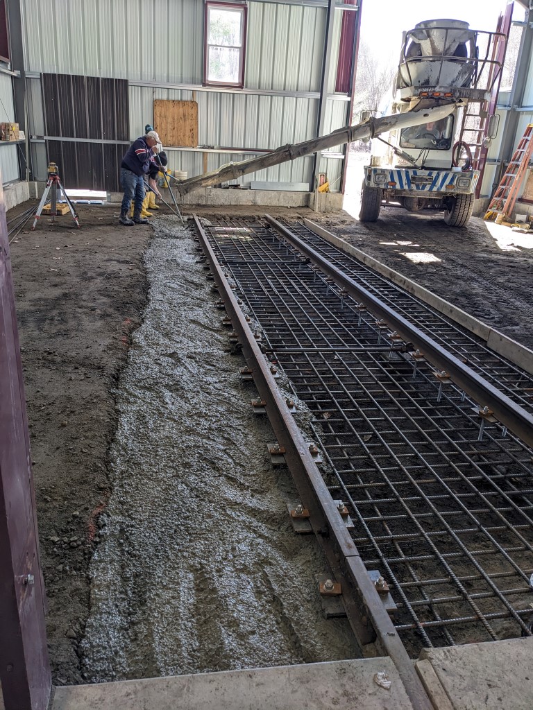 car barn progress