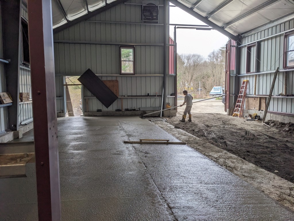 car barn progress
