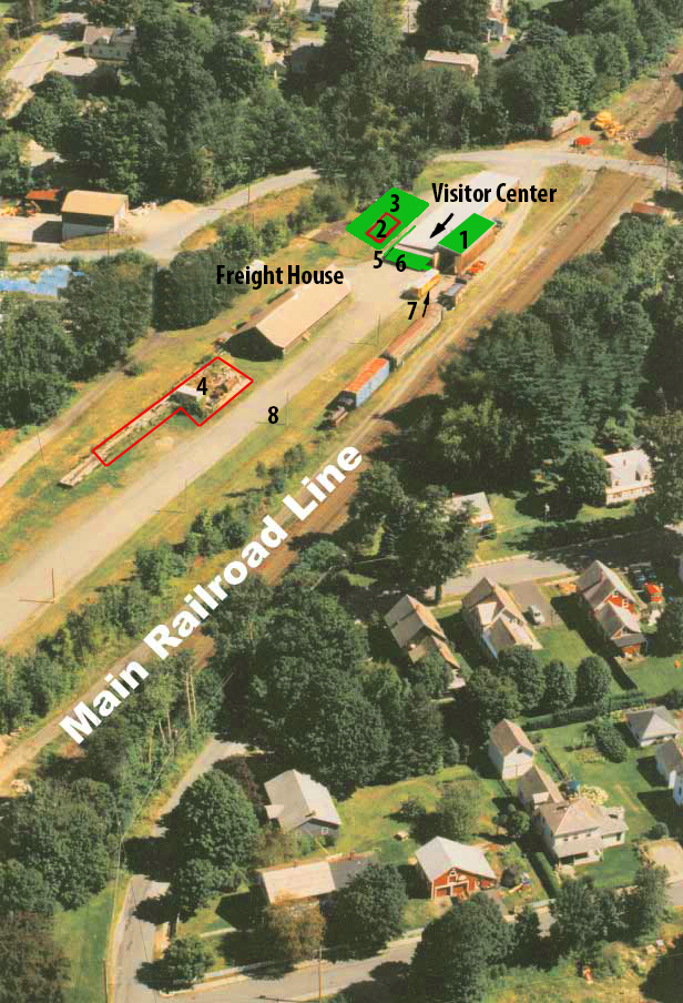 Aerial Photo of Trolley Yard